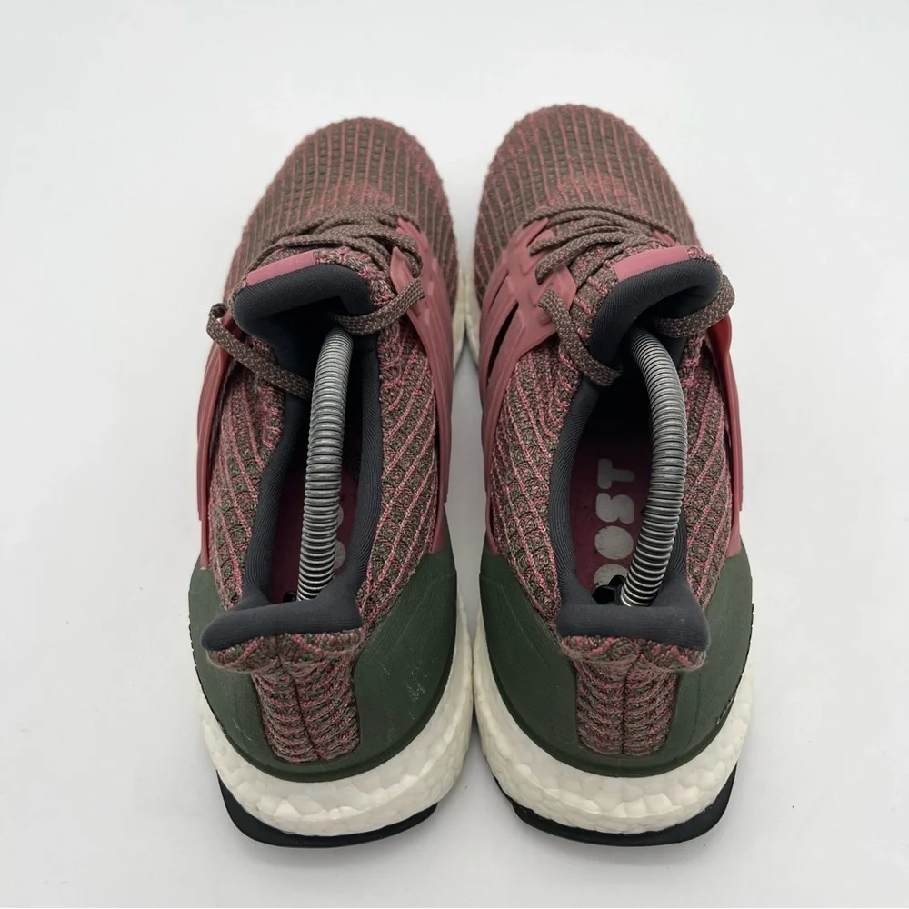adidas Ultraboost Athletic Shoes in Rosewood and Olive